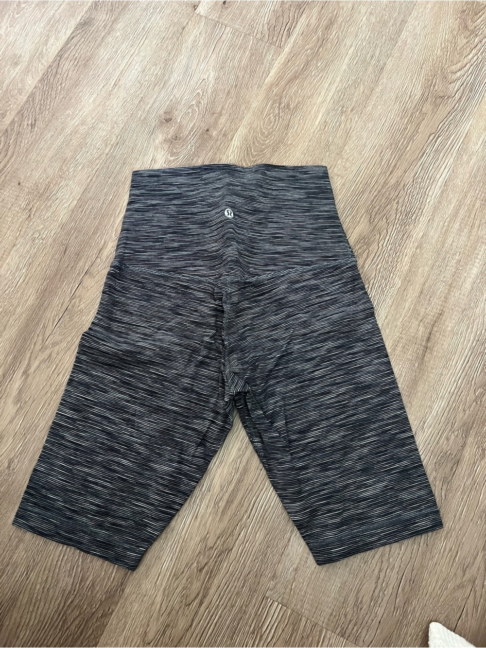 lululemon athletica High-Rise Heathered Black Performance Shorts